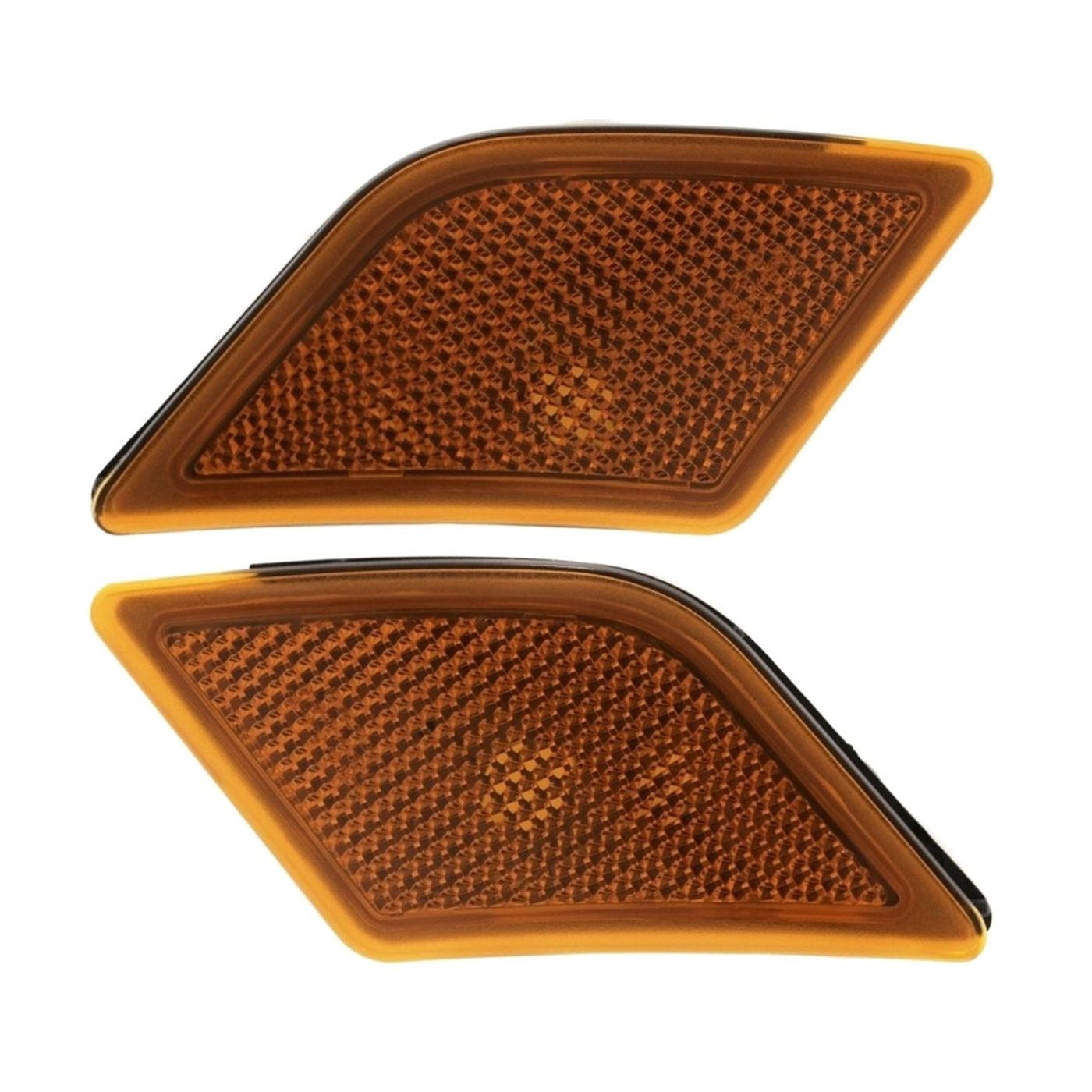 Side Marker Set For 2008-2011 C300 Lens/Housing Front 2-Pcs