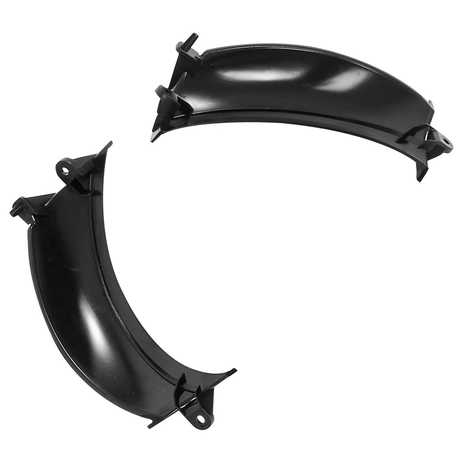 Black Front Headlight Fairing Vents For 14-23 Harley-Davidson Road Glide Fltrx