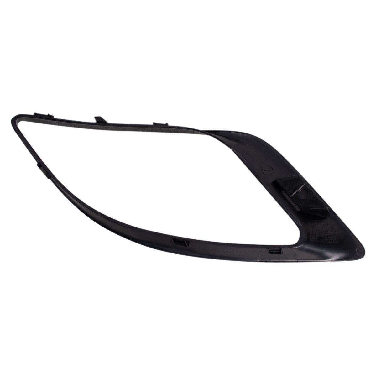 Fog Light Bezel Bumper Insert Right Passenger Side Black For 14-20 Dodge Durango