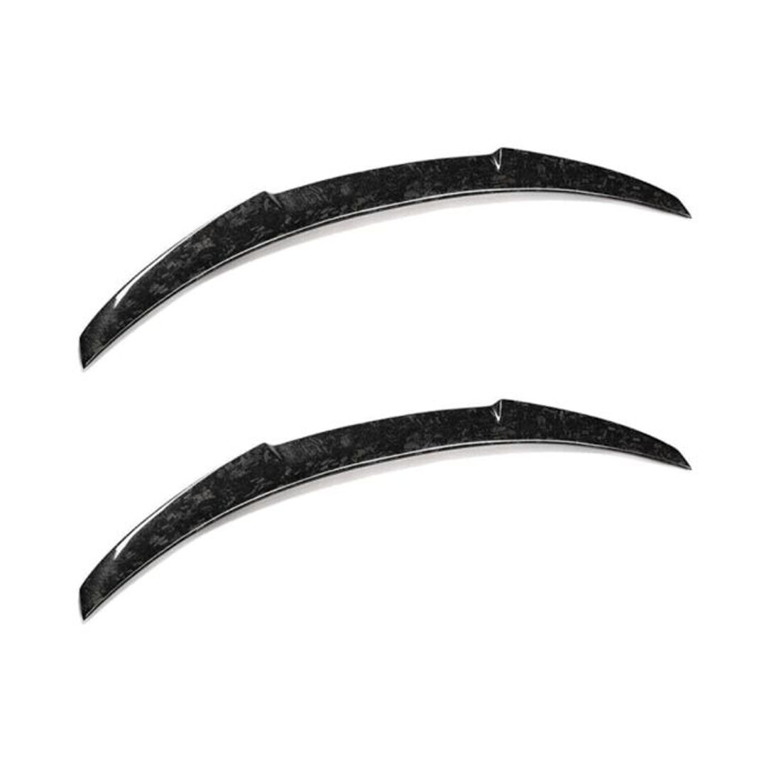2 Sets Of - Forged Carbon Fiber For BMW F30 F80 M4 CF Trunk Spoiler Wing
