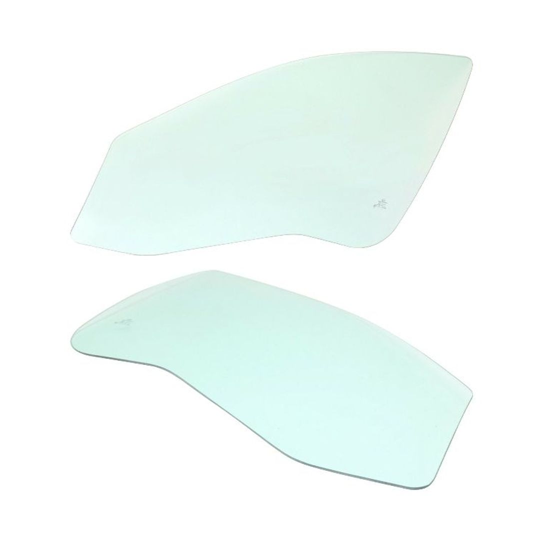 2pcs Front Left And Right Side Door Glass For 2006-2012 Fusion 2006-2011 Milan