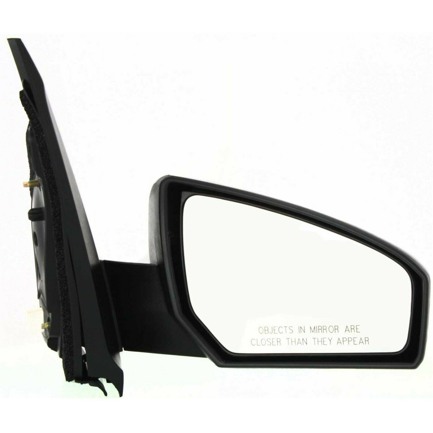 Black Power Side View Door Mirrors Left/Right Pair Set For 2007-12 Sentra Sedan