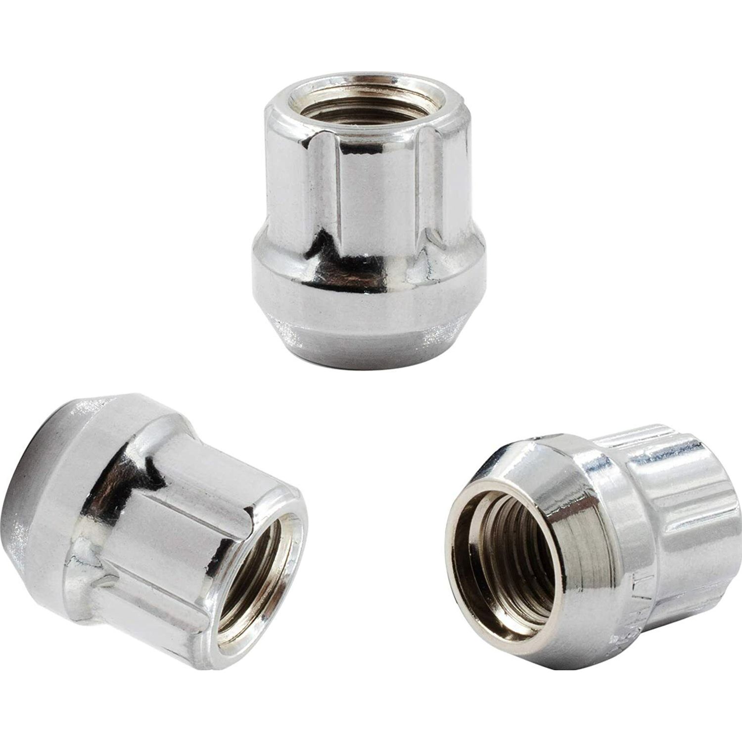20x OPEN END SPLINE ACORN LUG NUTS 1/2X20 WHEEL NUT For 90 Dodge Dakota S 1 KEY