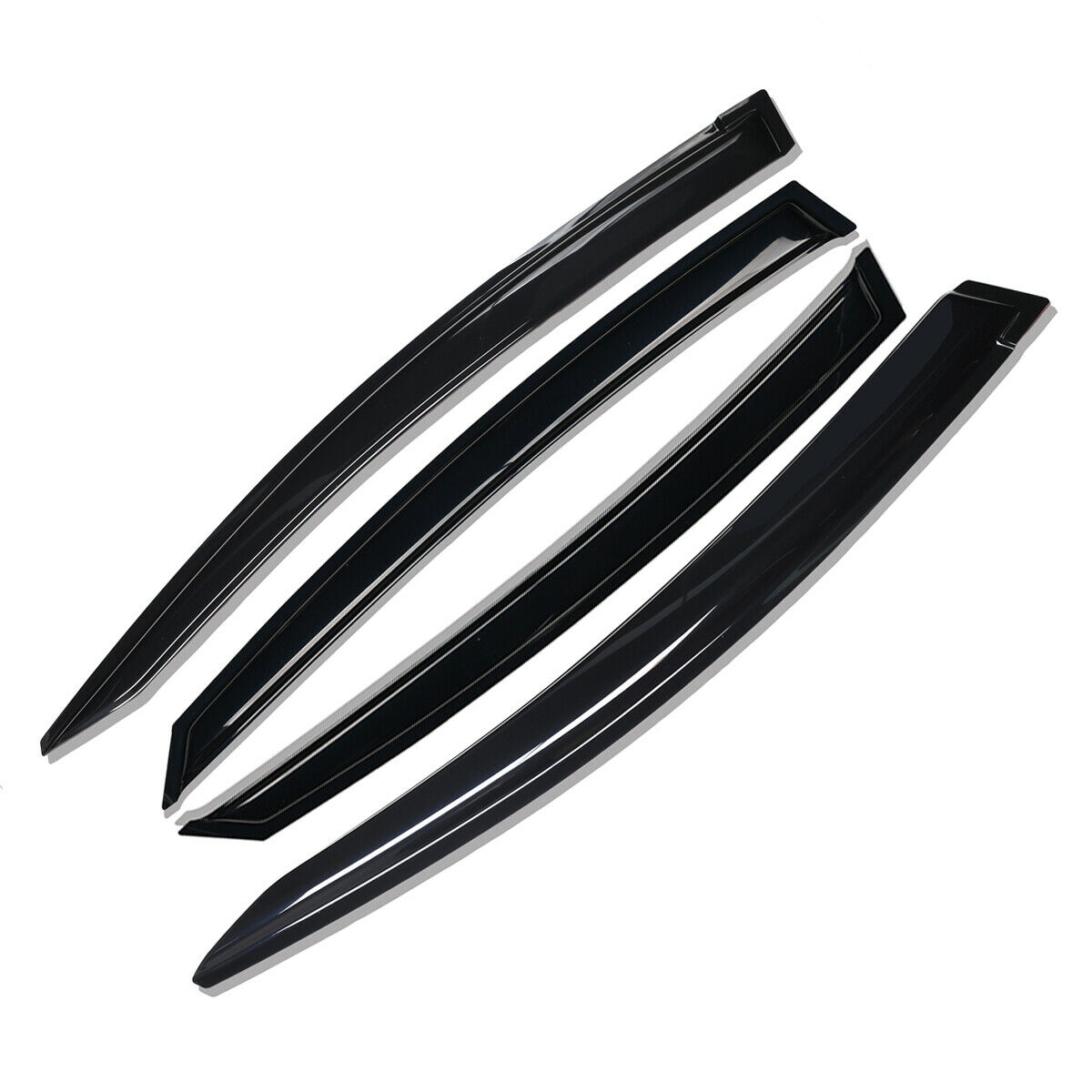 4pcs Out Channel Style Sun Rain Window Visors Visor For 94712
