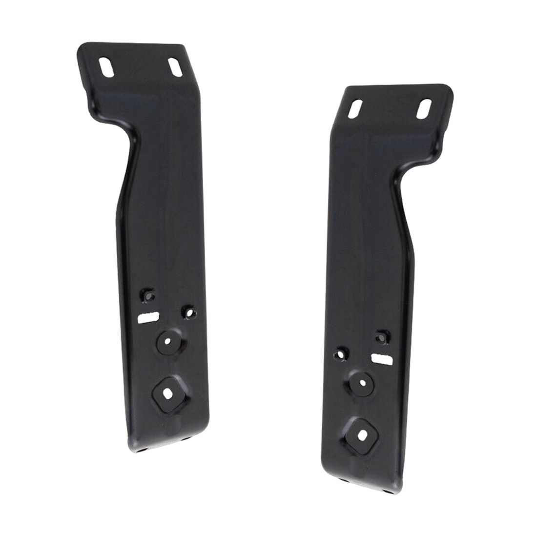 Bumper Brackets Set Front Driver Passenger Side Inner And Lower For 17-19