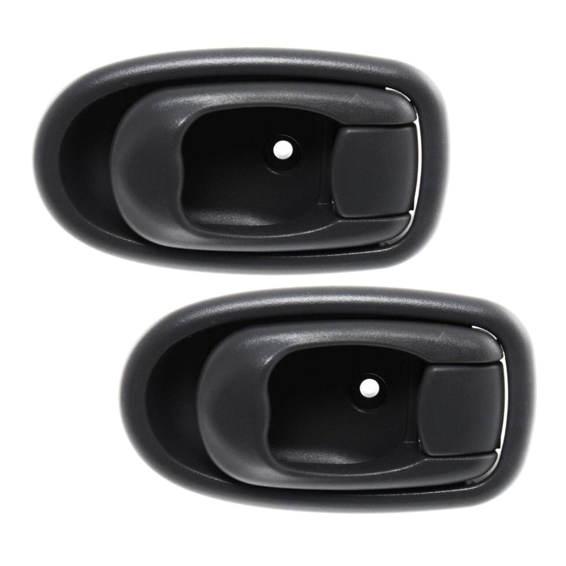 Interior Door Handle For 96-98 Hyundai Elantra Set Of 2 Left Side Gray Plastic