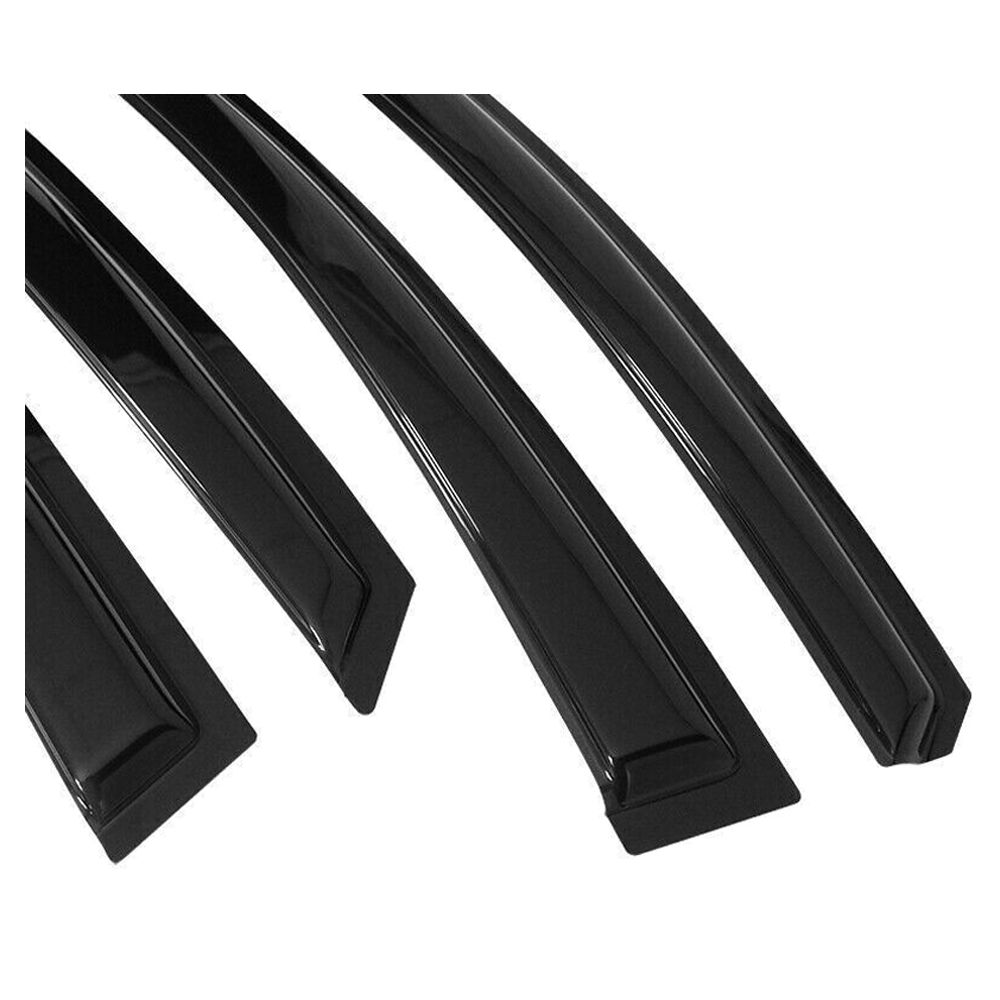 For 2013-2019 Sentra Advance Window Visor Vent Rain Sun Deflector Guard 4Pc Set
