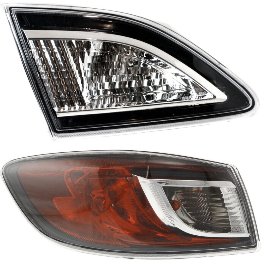 Pair Set Of 2 Tail Lights Taillights Taillamps Brakelights Driver Left Side Hand