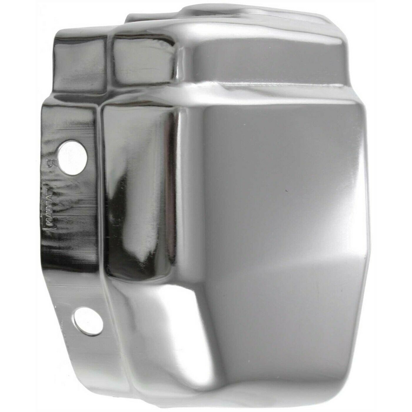Bumper End Caps For Nissan 1986-1992 D21 Set Of 2 Front Chrome
