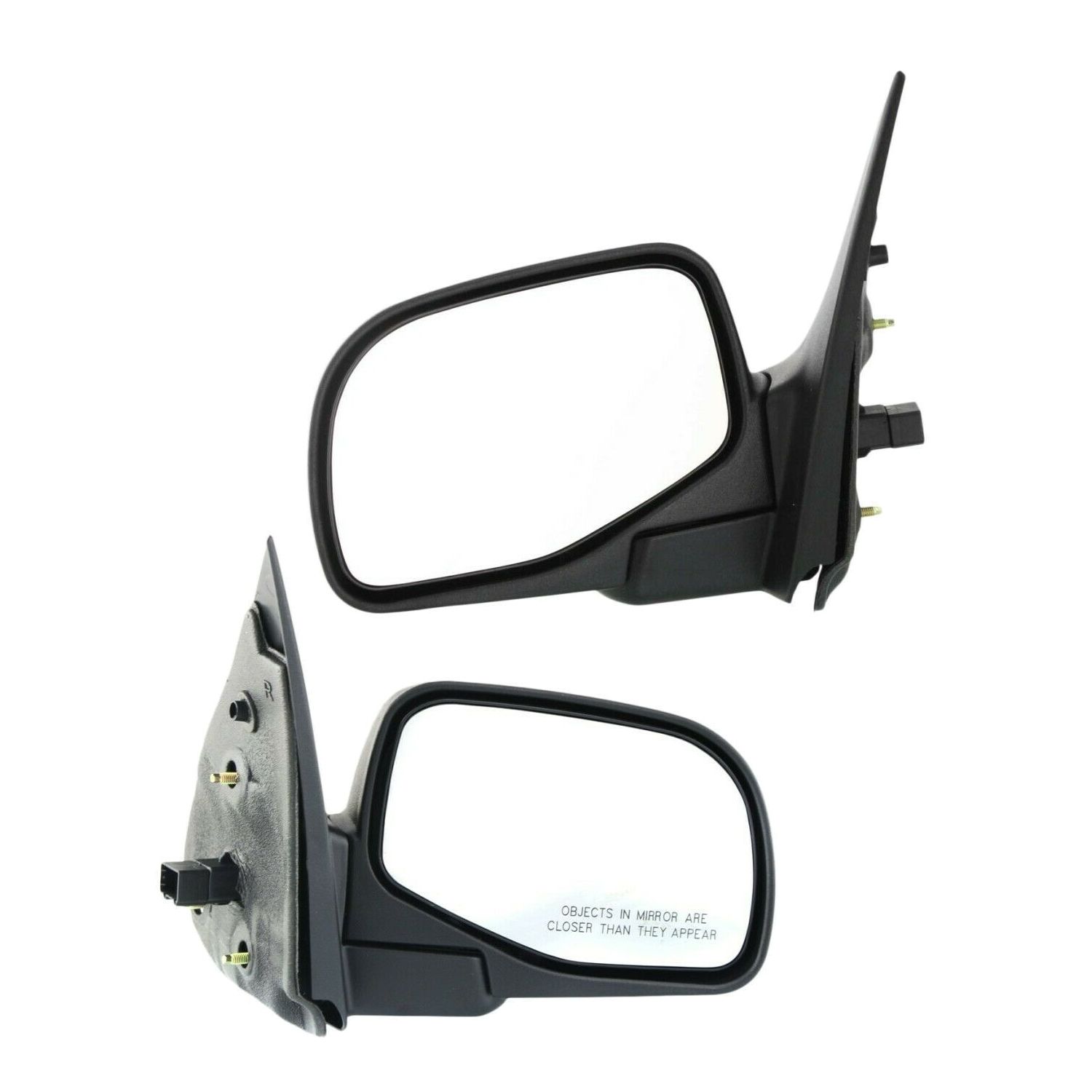 Power Mirror For 02-05 Explorer 02-05 Mountaineer Manual Folding Set Of 2 Black