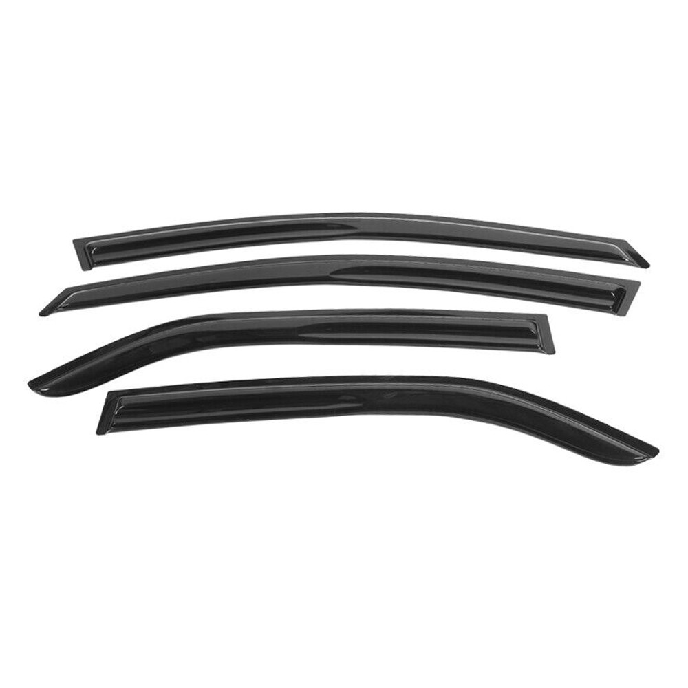 2 Sets Of - For Forte 09-13 Kia Forte 4DR Sedan Window Visors Rain Sun Guard Vent Set