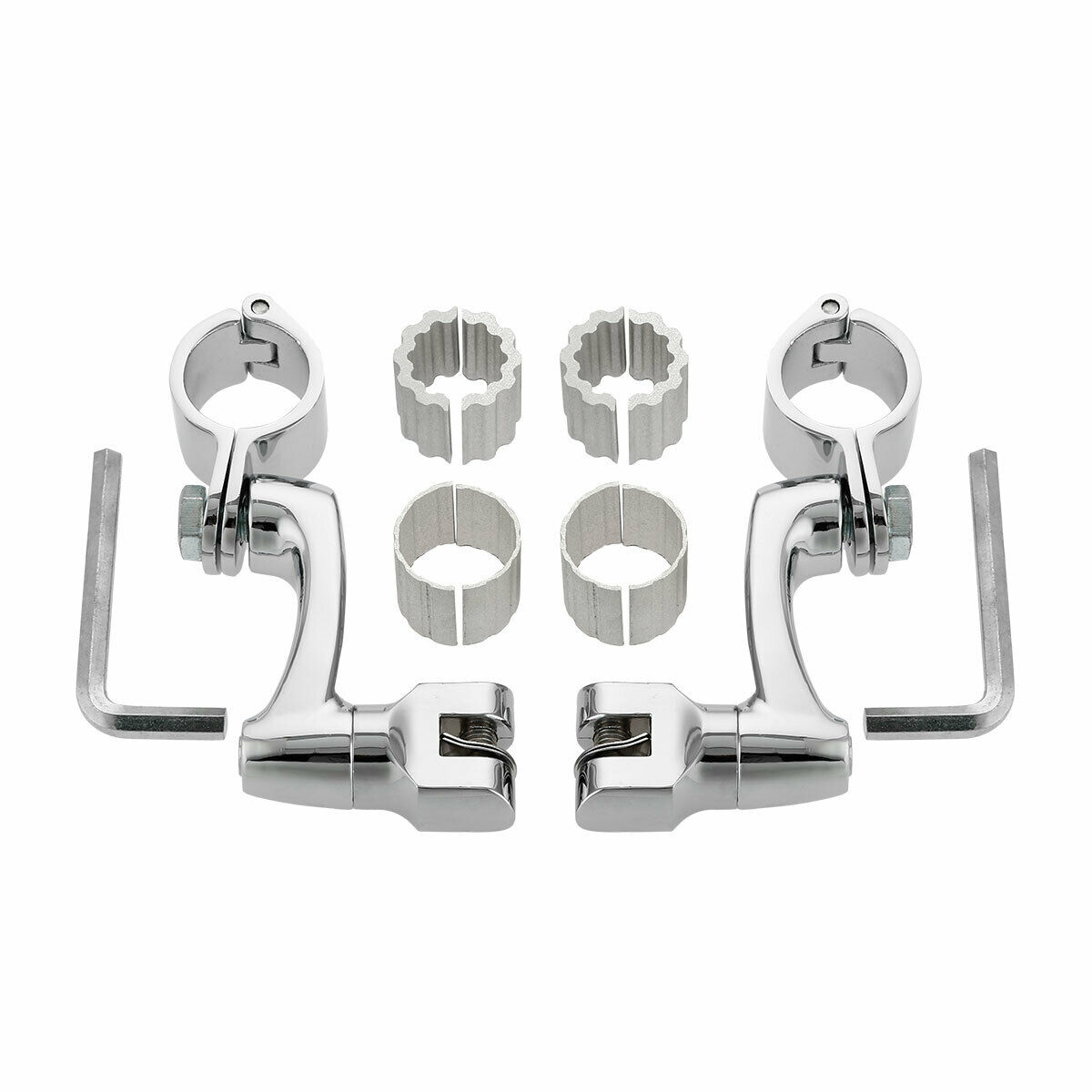 22mm 25mm 32mm 35mm Highway Foot Pegs Mount Clamps Fit For Harley Touring Chrome