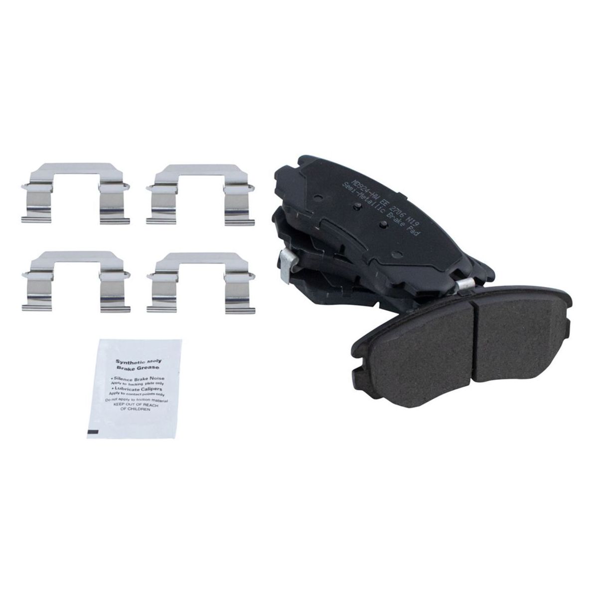 Front Semi Metallic Brake Pad & Rotor Kit W For 10-11 Soul 2u Hatchback 1.6L