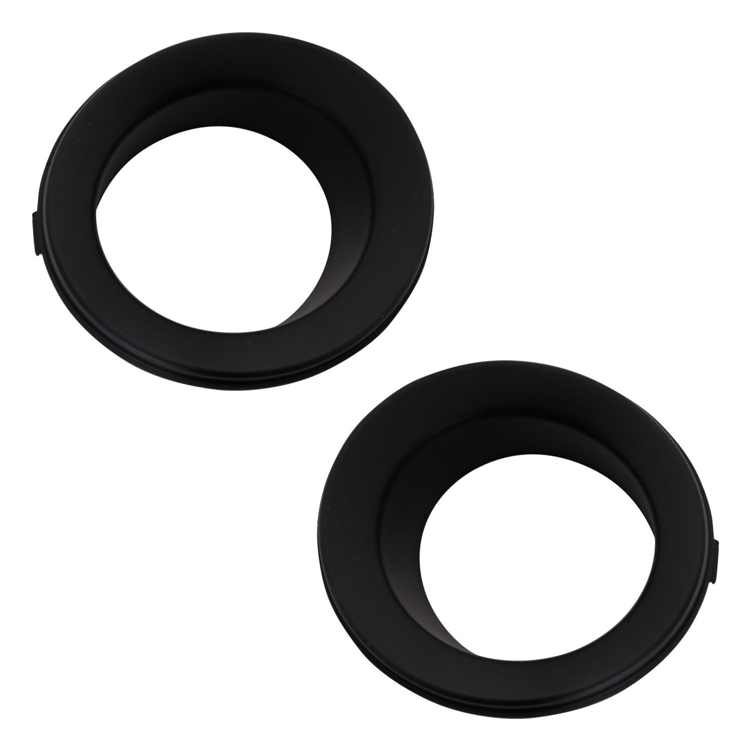 Fog Light Trim Set For 05-08 Cooper Convertible Front Driver And Passenger Side
