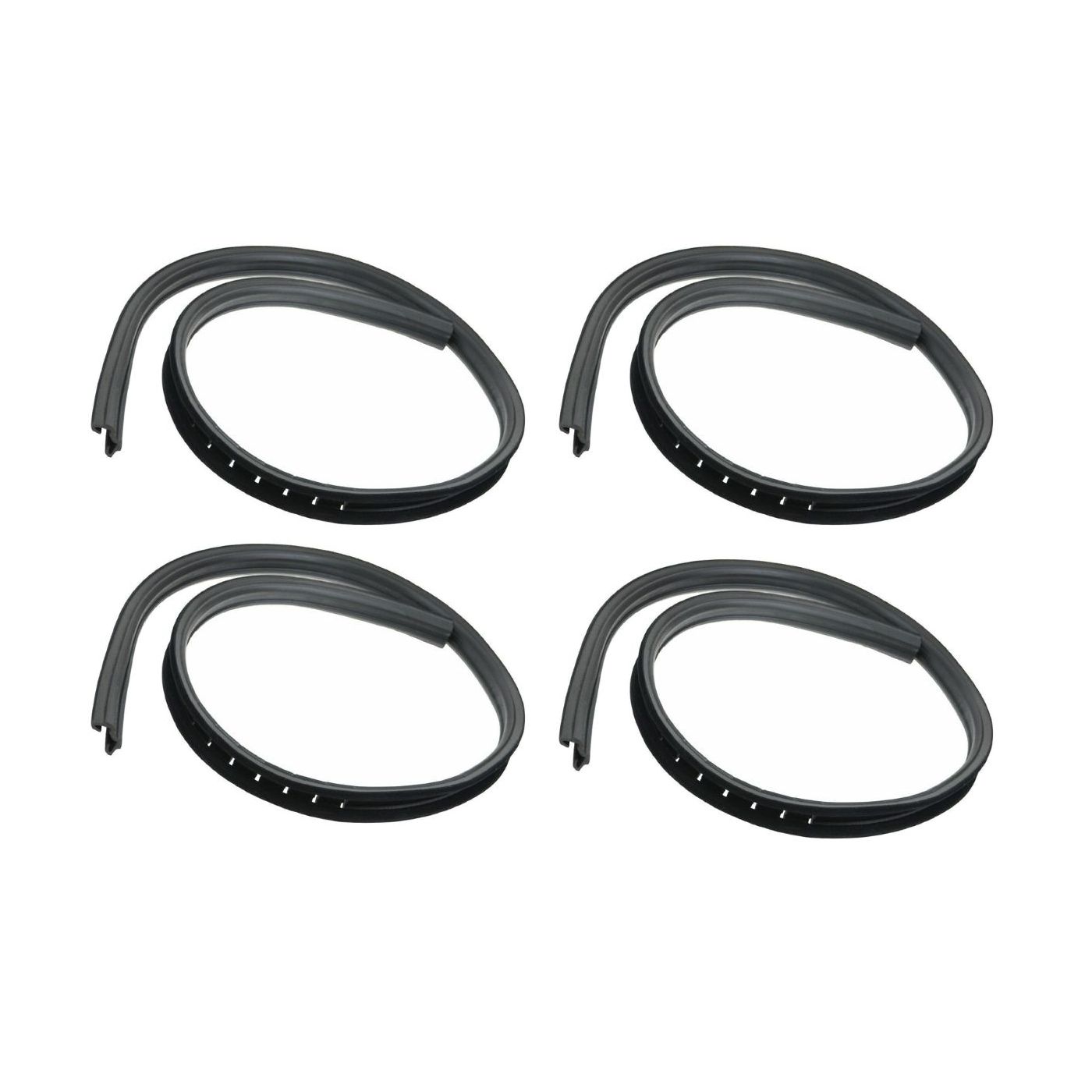 4 Sets Of - Window Glass Run Channel Seal Weatherstrip Left Or Right For Chevrolet