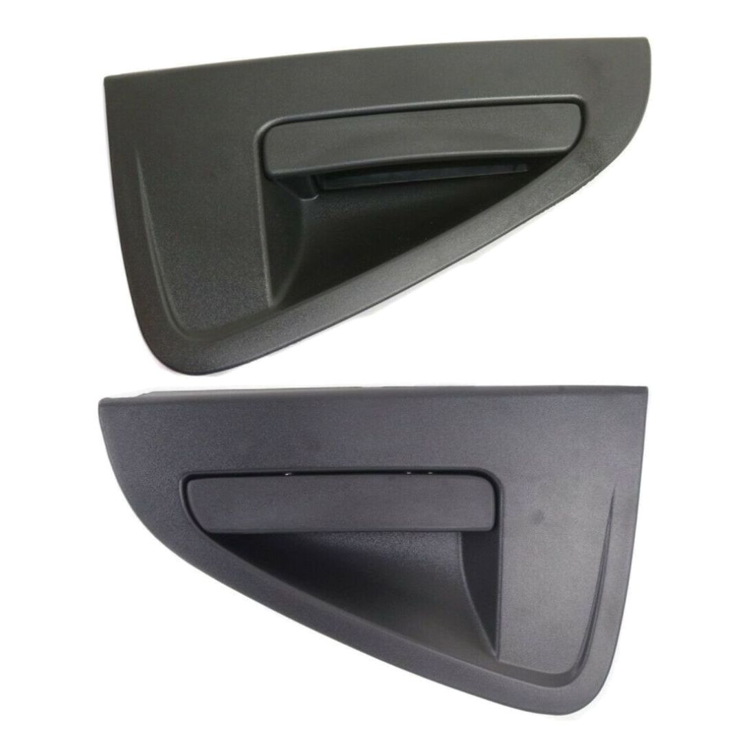 Exterior Door Handle For 2013-2015 Chevrolet Spark Set Of 2 Rear Black Plastic