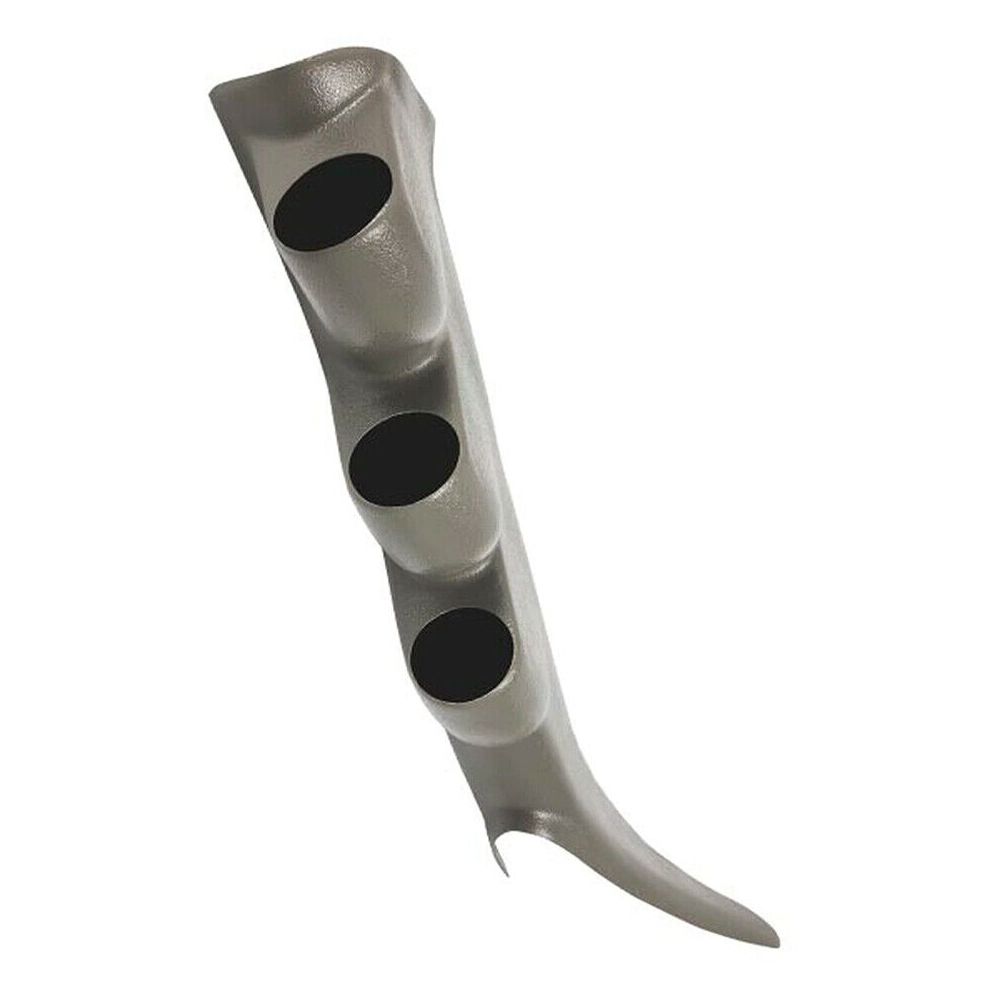 Gray Triple Gauge 52mm Pillar For 00-06 Chevy Silverado Duramax