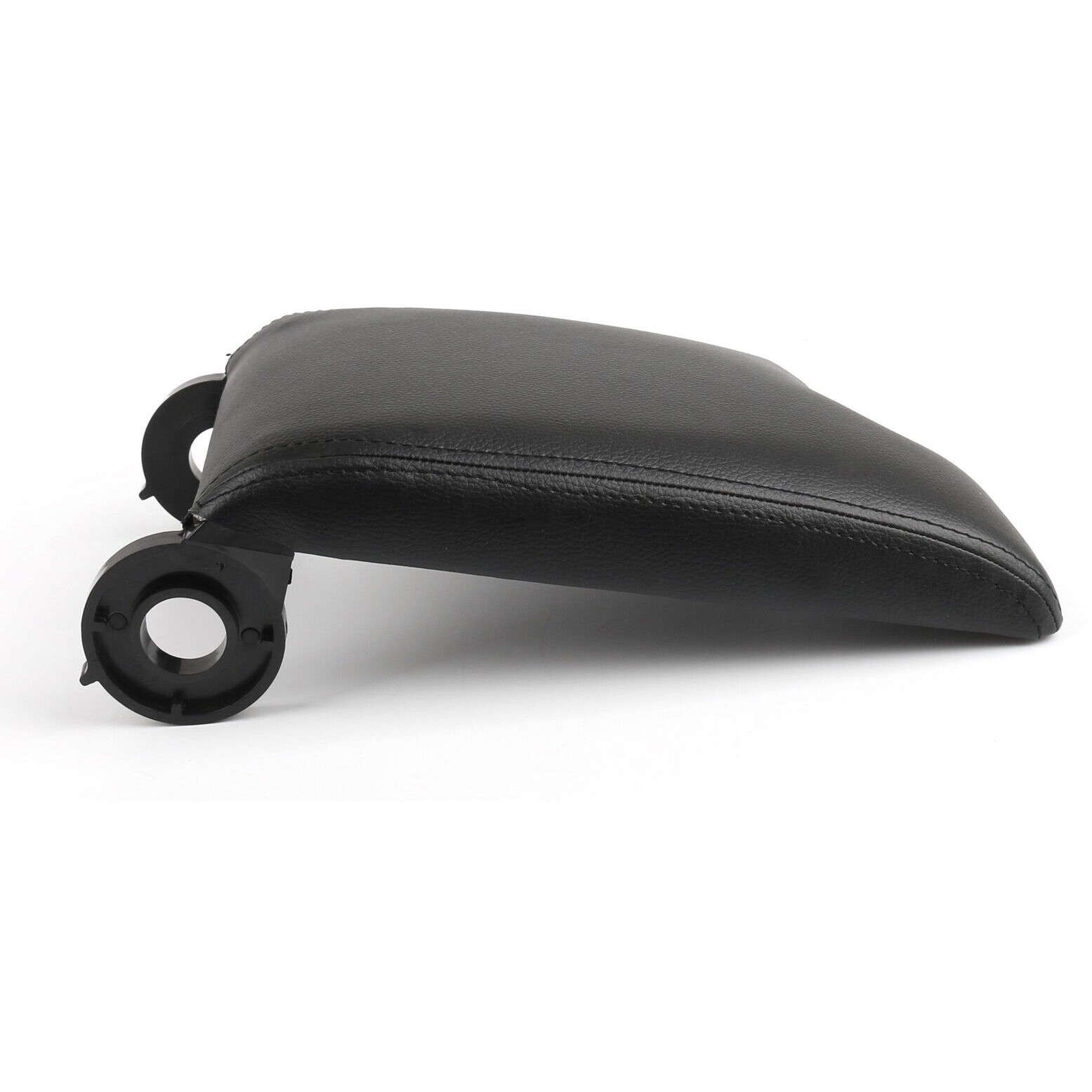 2 Sets Of - Leather Armrest Center Console Lid Cover For BMW E46 Series 98-06 Black