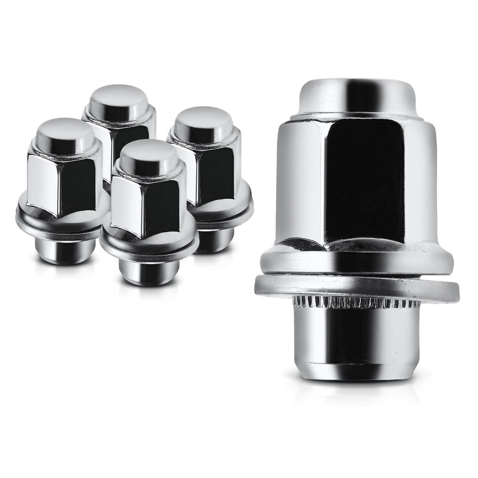 10 PCS - M12-1.50 Front Or Rear Acorn Wheel Lug Nut For Toyota Corolla 1987-2021