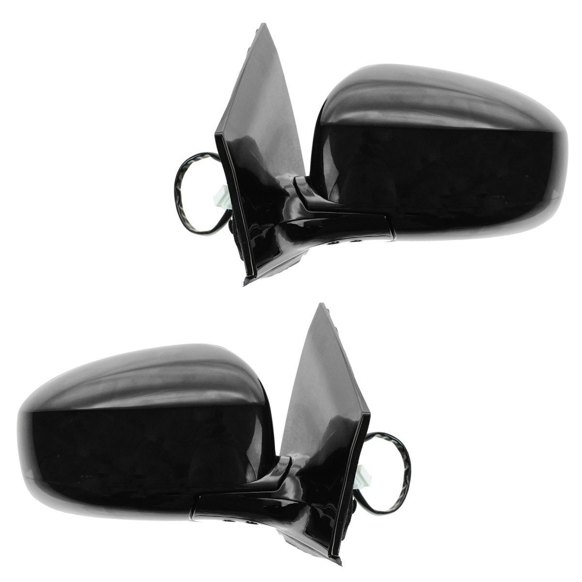 Mirror Power Heated Smooth Black Left/Right Pair Set For 2009-2013 Murano