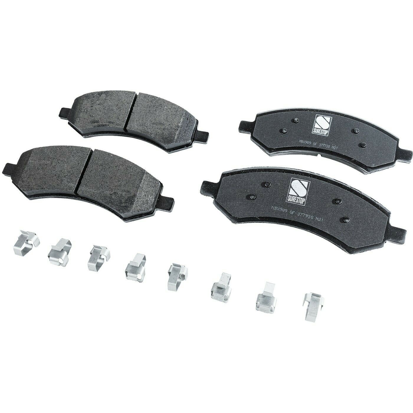 4 Sets Of - Brake Pad Set For Chrysler Dodge Jeep Mitsubishi Ram Front 2-Wheel Set
