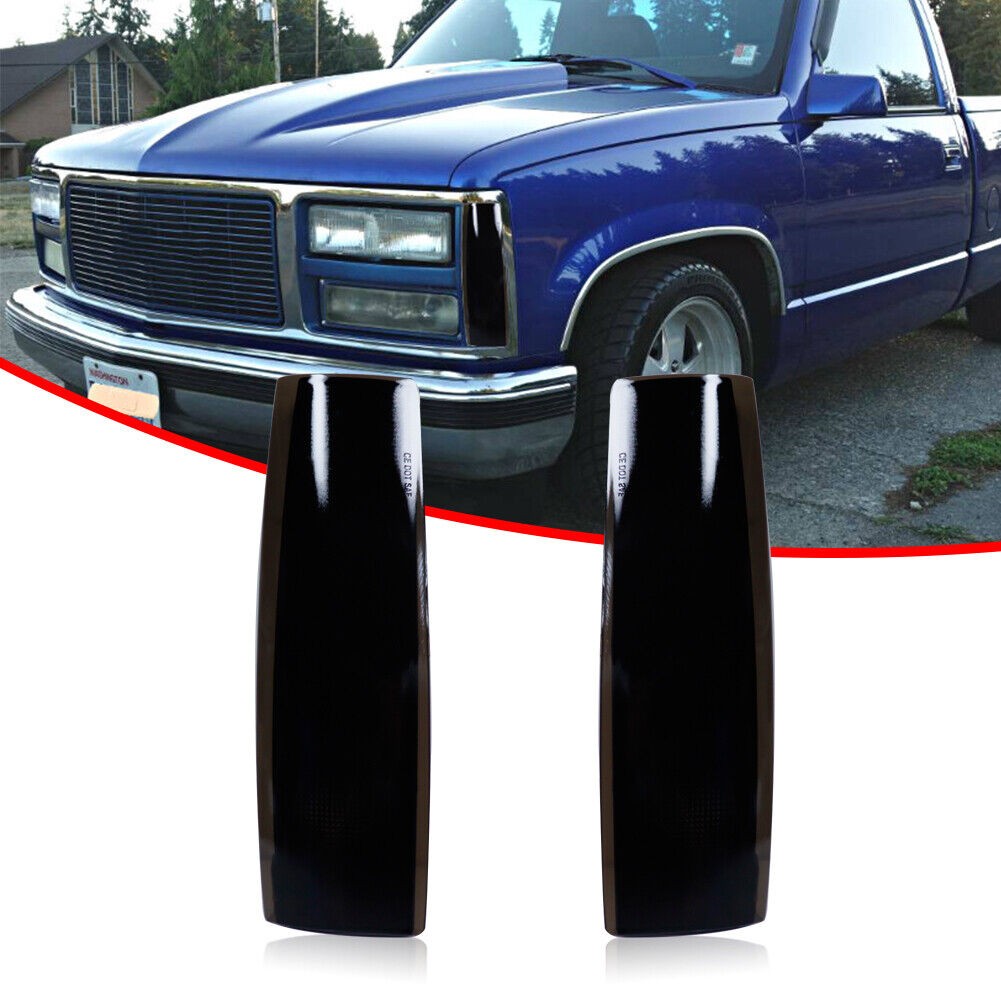2x Smoked Lens Front Side Marker Corner Lights