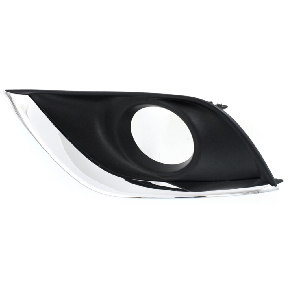 2 Sets Of - Fog Light Trim Set For Nissan 2015-2018 Versa Left & Right Chrome Plastic