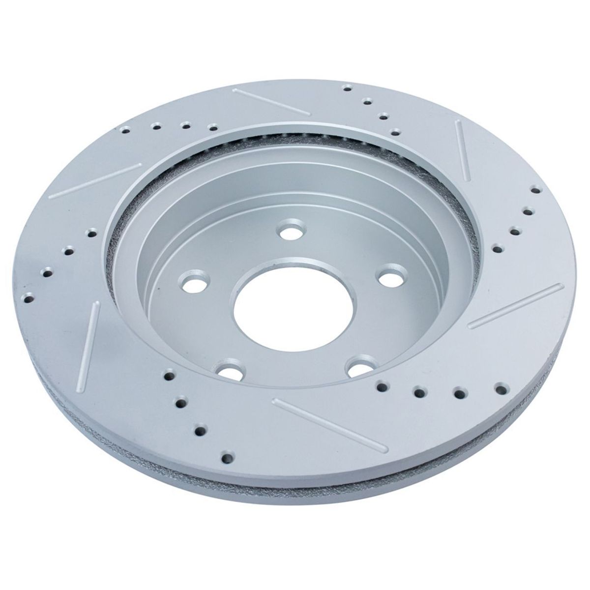 Brake Rotor Performance Drilled & Slotted Coated & Ceramic Pad Kit