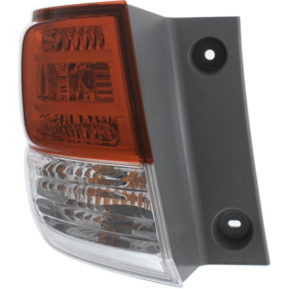LED Tail Light For 14-17 Odyssey Mini Passenger Van Left Outer Clear/Red W/Bulbs