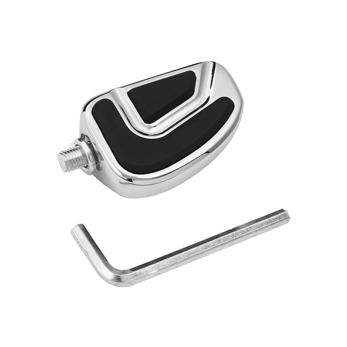 Chrome Airflow Shifter Foot Peg For Harley-Davidson Low Rider Fat Boy Bob