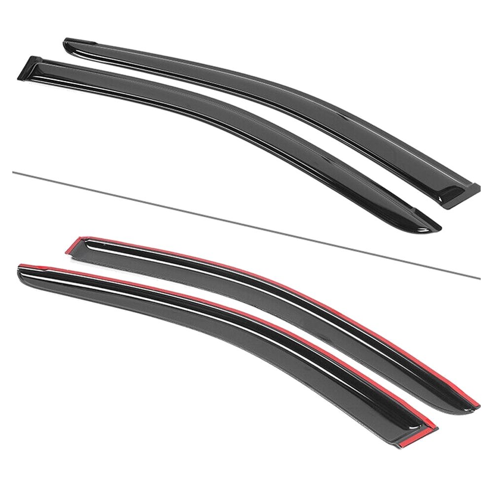 Fits 08-18 Dodge Grand Caravan & 08-16 Chrysler Town & Country Window Visors 2PC