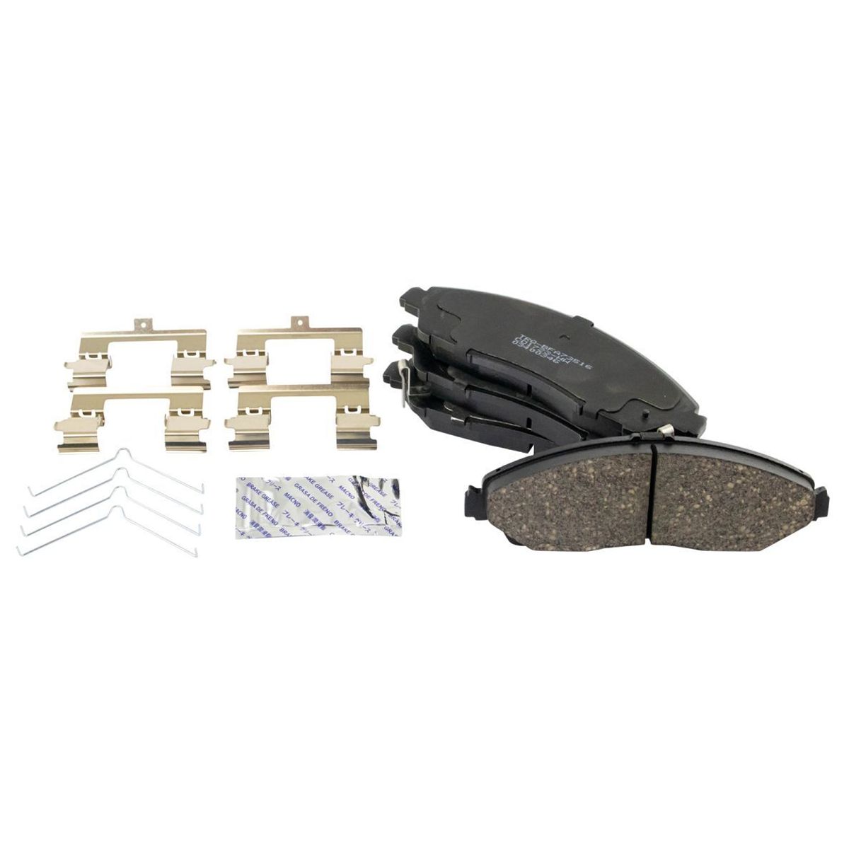 Front Ceramic Brake Pad & Coated Rotor Kit W/Fluids For Honda Acura