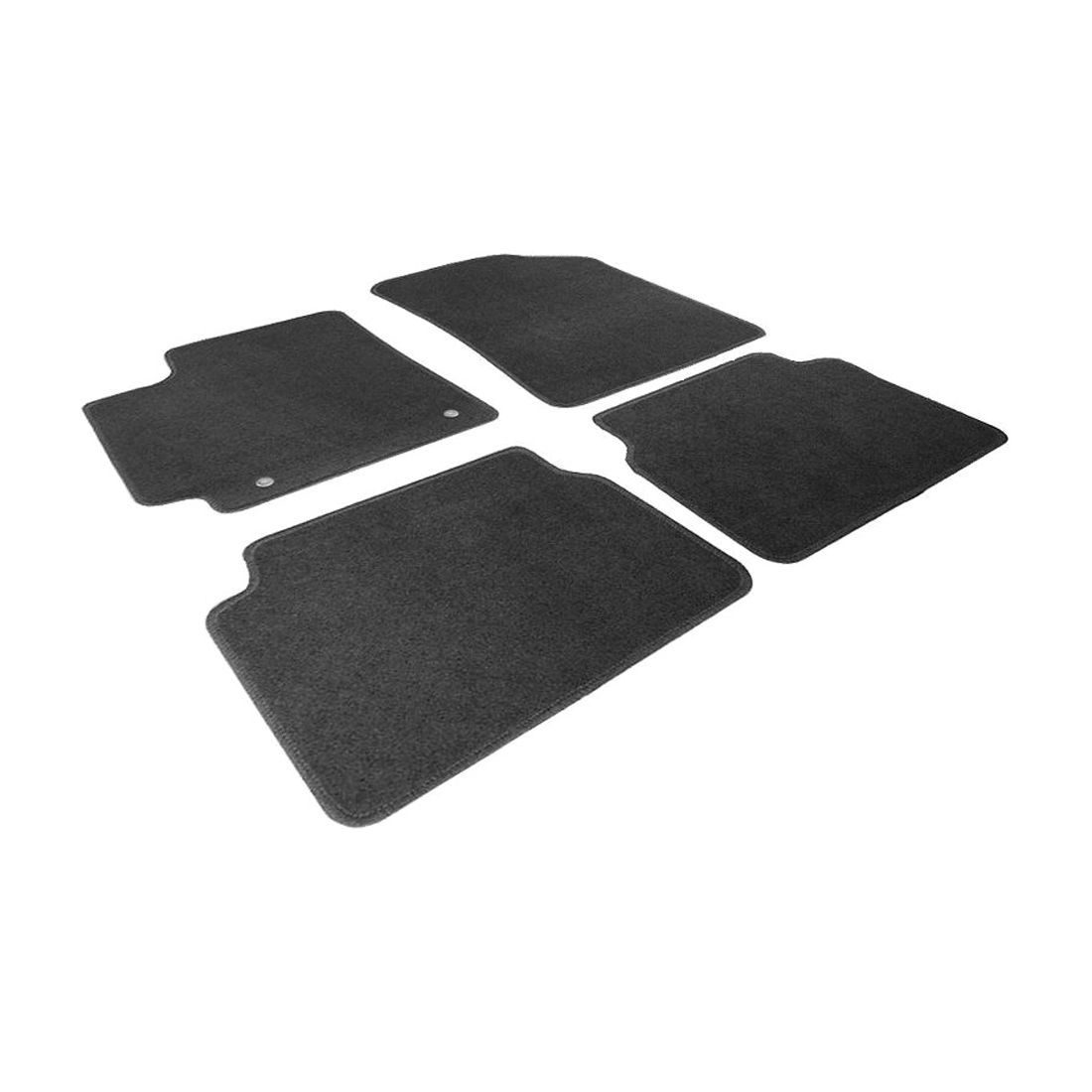 For Toyota 2009-2013 Corolla CE Sedan Floor Mats Nylon Black Auto Carpets 4PC