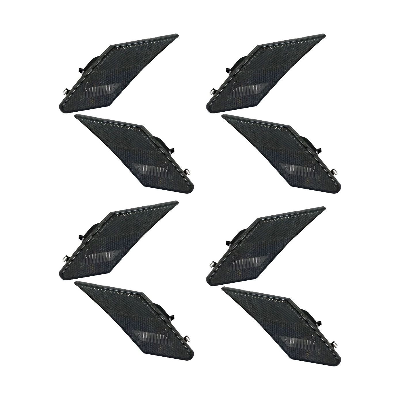 4 Sets Of - Smoke Side Marker Lights FRS Bumper Signal Lamps