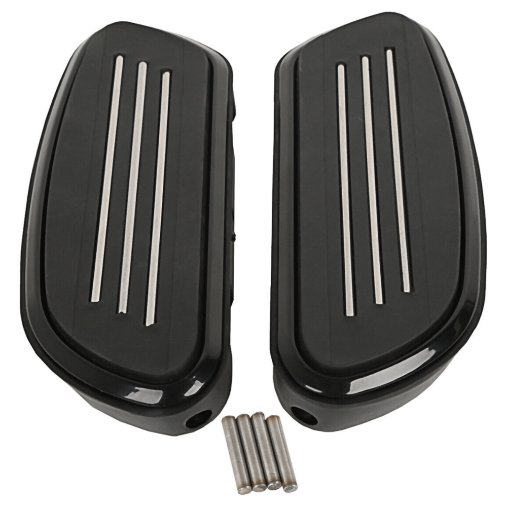 2 Sets Of - Passenger Floorboards Footboard For 1993-2022 Harley-Davidson Pegr