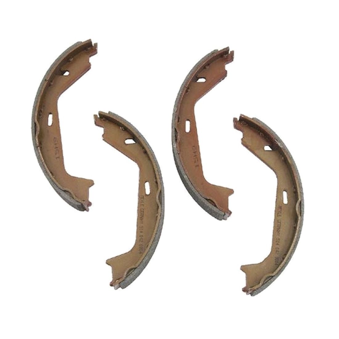For 07 Volvo S60 T5 Inspiration Sedan Rear Brakes Back Parking Brake Shoe Set