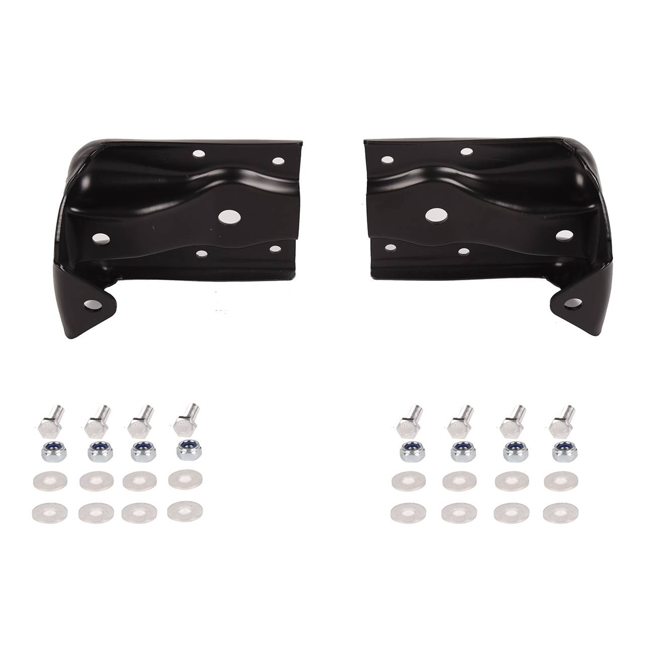 For Cadillac Chevrolet GMC Pair Rear Leaf Spring Hanger Shackle Bracket Kit