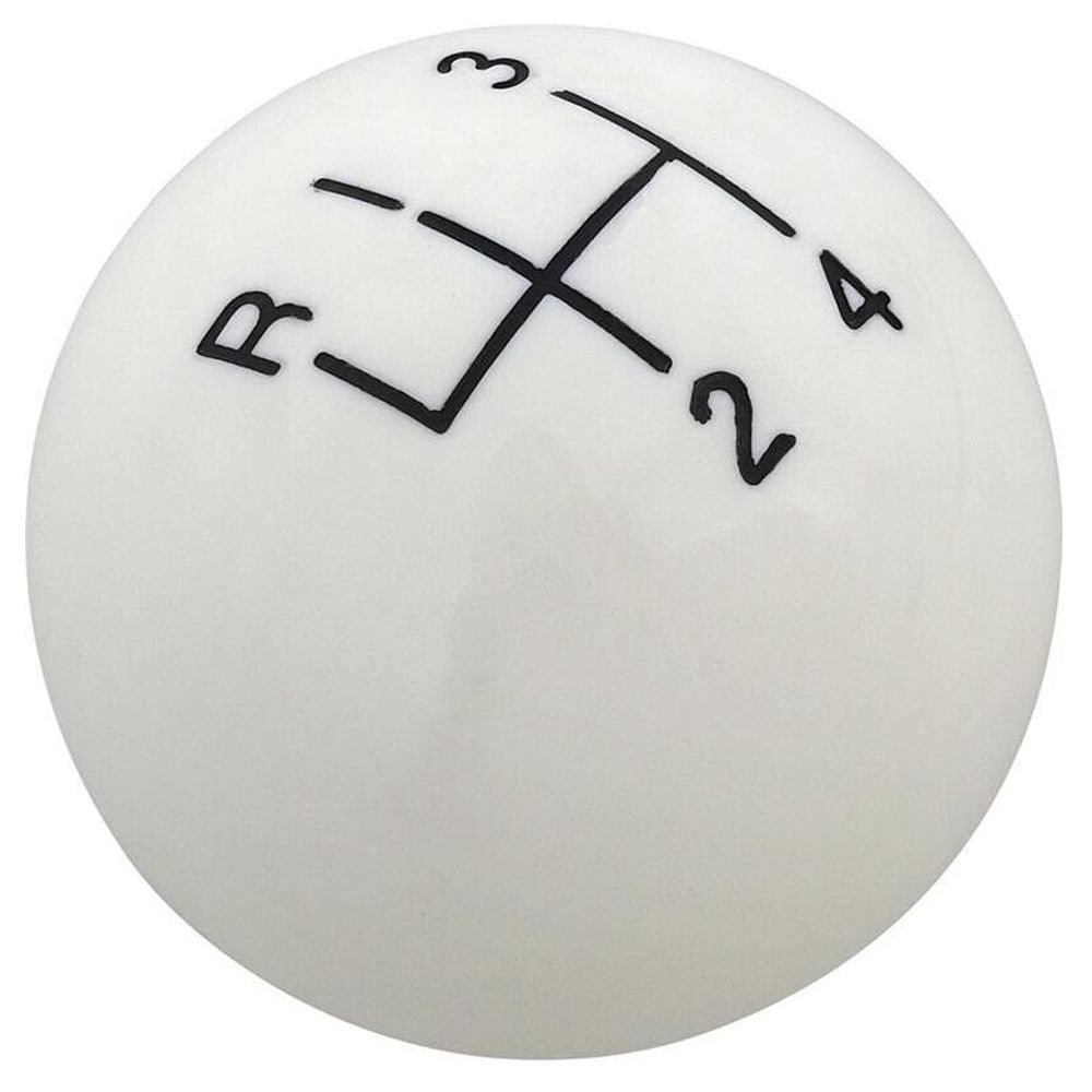 For 70 Tempest GT U/K Muncie 4-Speed Shift Knob W/1-3/4 & 5/16"-18 Thread White