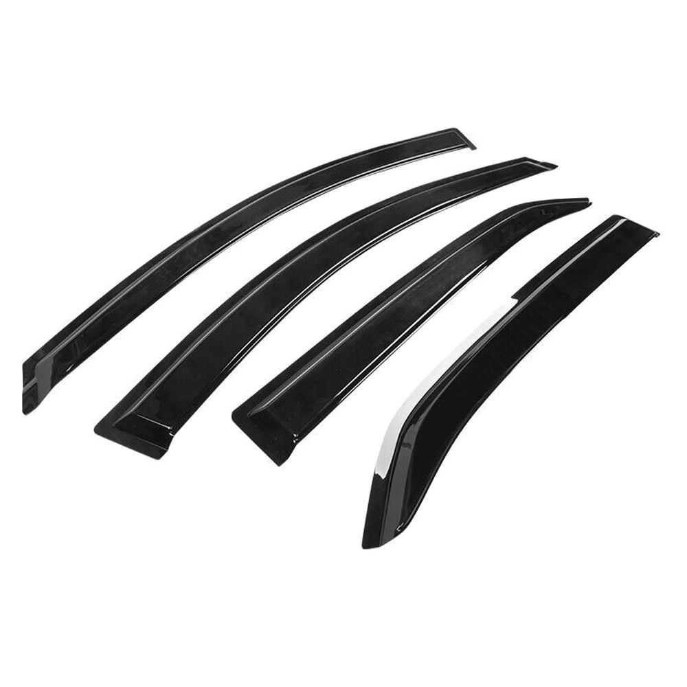 For Toyota 2020-2024 Corolla 4pcs Window Visors Tape-On Vent Rain Windshield