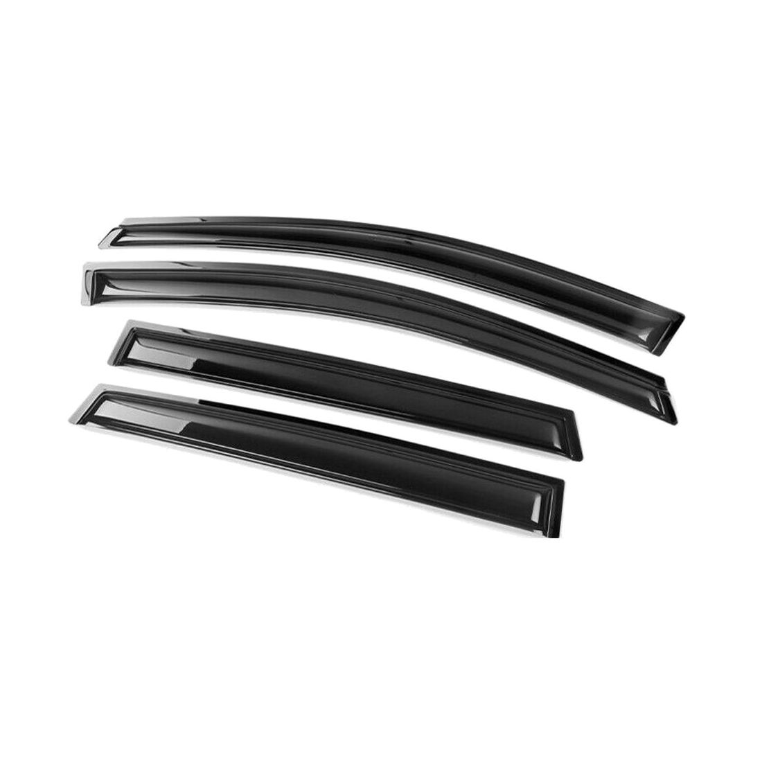 Fit 13-19 Ford Escape AcrylicTape On Window Visors Sun Rain Guard Deflector 4PC