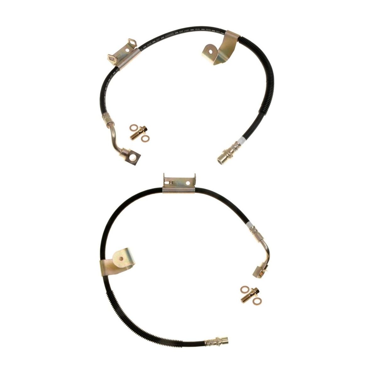 2pcs Front Left And Right Side Brake Line For Chevrolet GMC Hummer