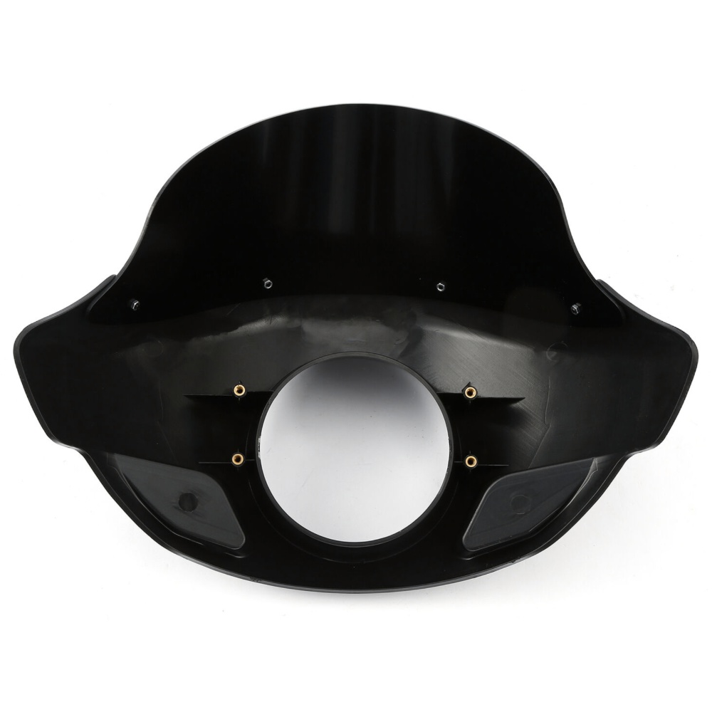5 3/4" Front Headlight Fairing Fit For Harley Touring W/ 35mm-49mm Forks Black