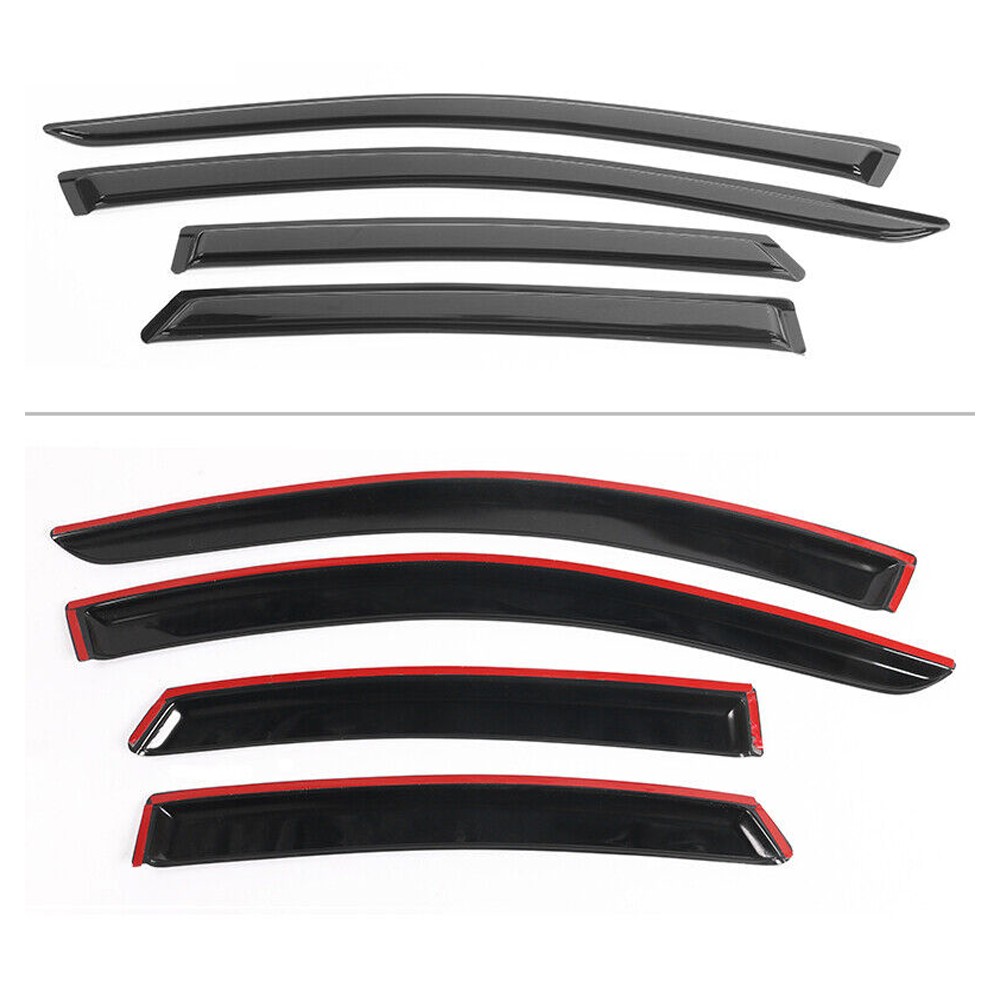 8 PCS - For Nissan 2013-2018 Altima Sedan Window Visors Rain Sun Guard Vent Pieces