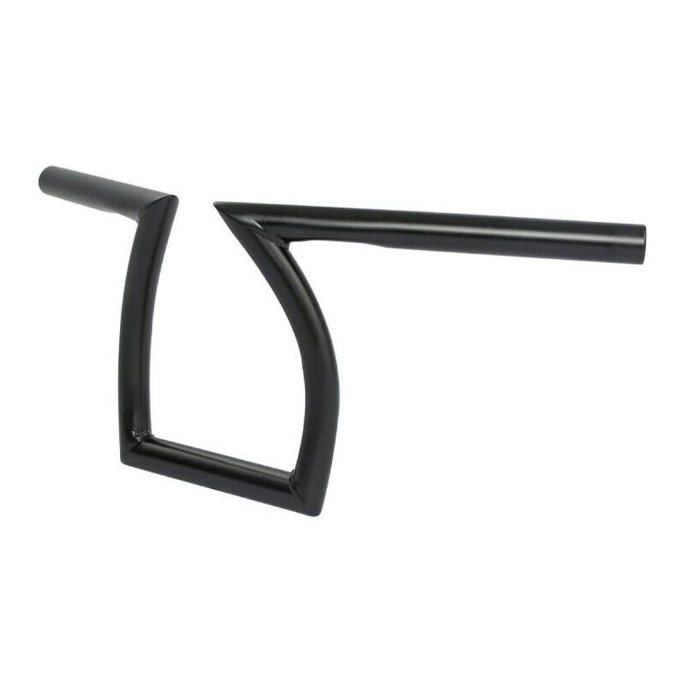 Black 1" Handlebars Z Bars For Harley-Davidson Honda Kawasaki Choppers Custom