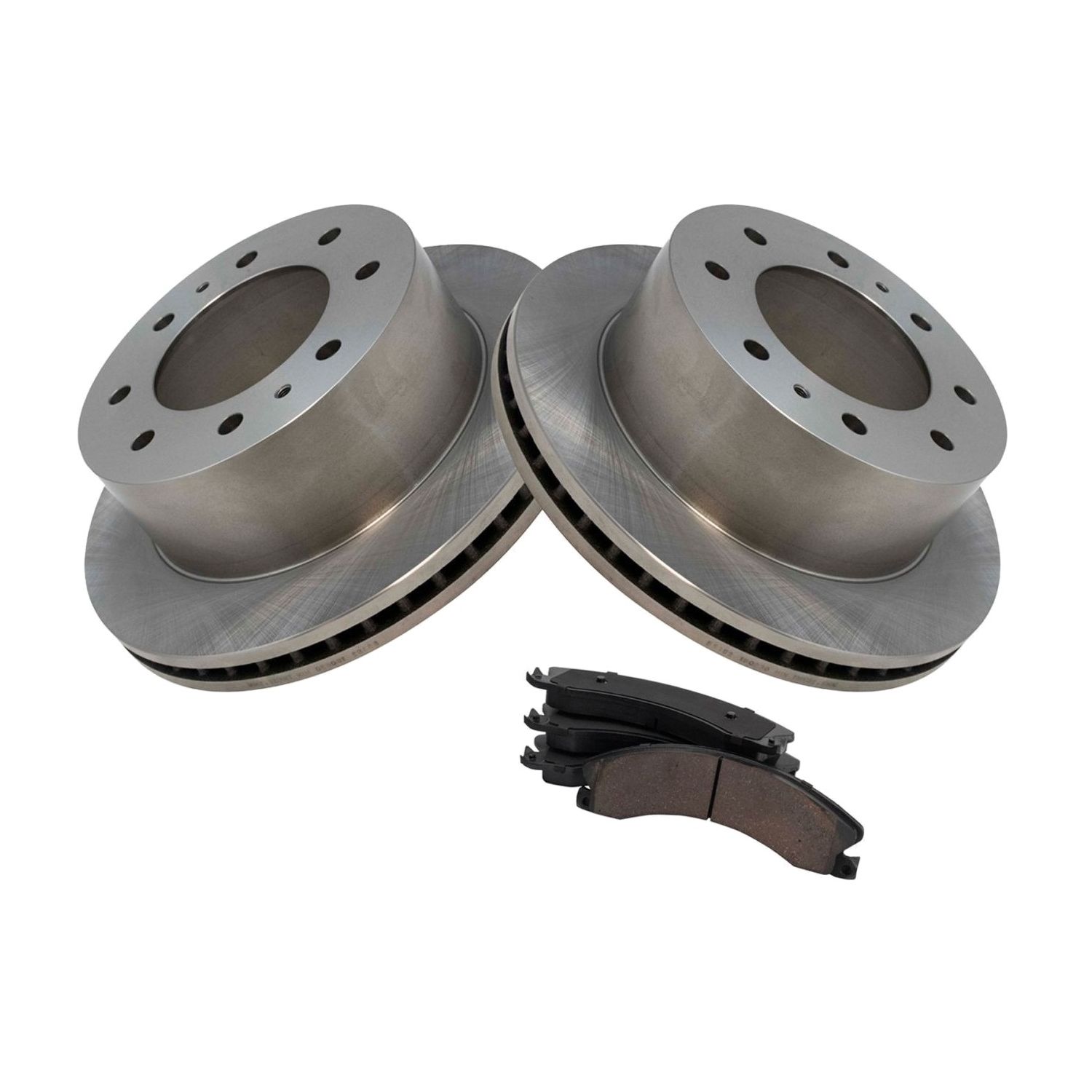 Rear Ceramic Brake Pad & Rotor Kit For 2015-2019 GMC Sierra 2500 HD Base Truck