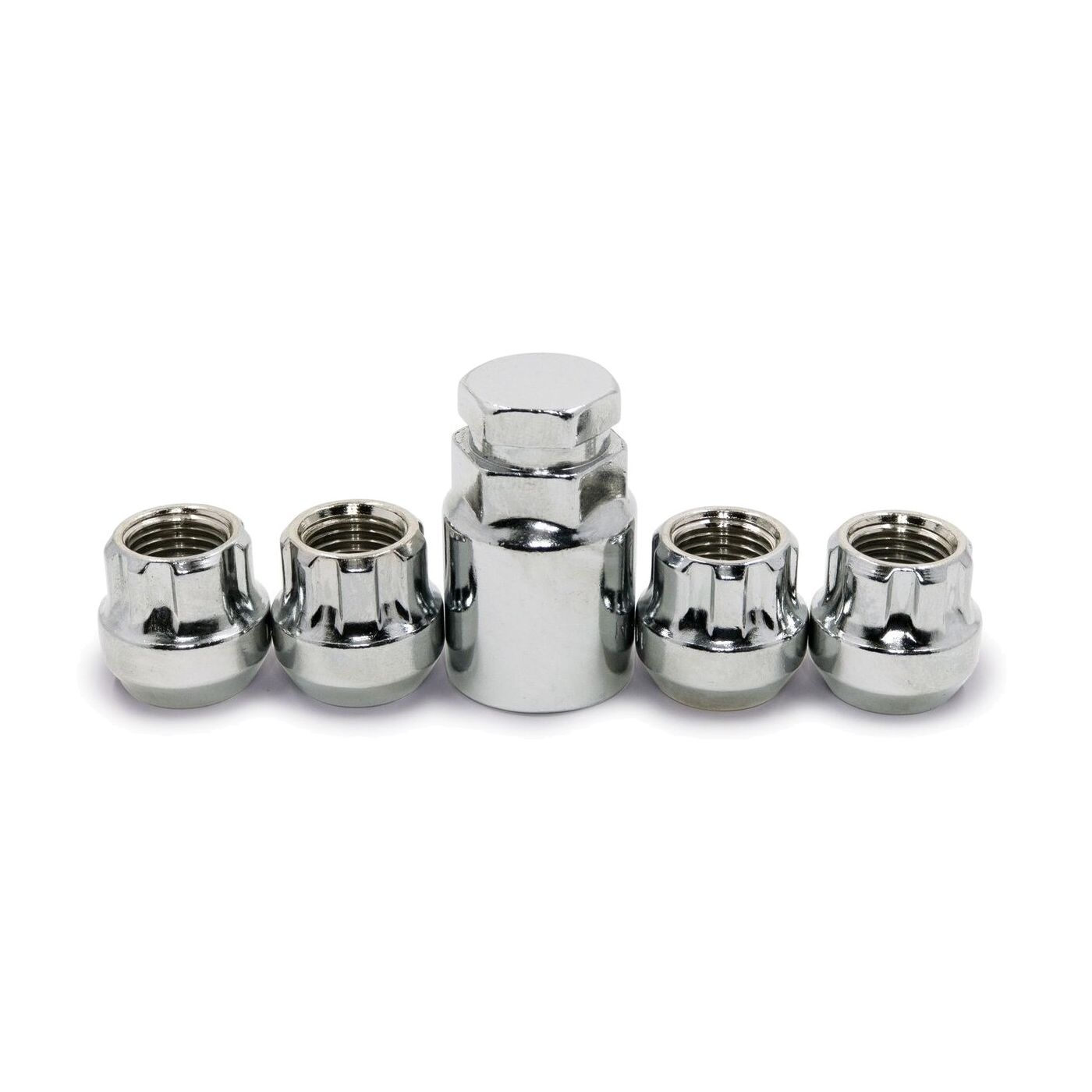 For Ford Lincoln Wheel Lock Nuts 14x2 Open End Bulge Acorn Locking Lugs