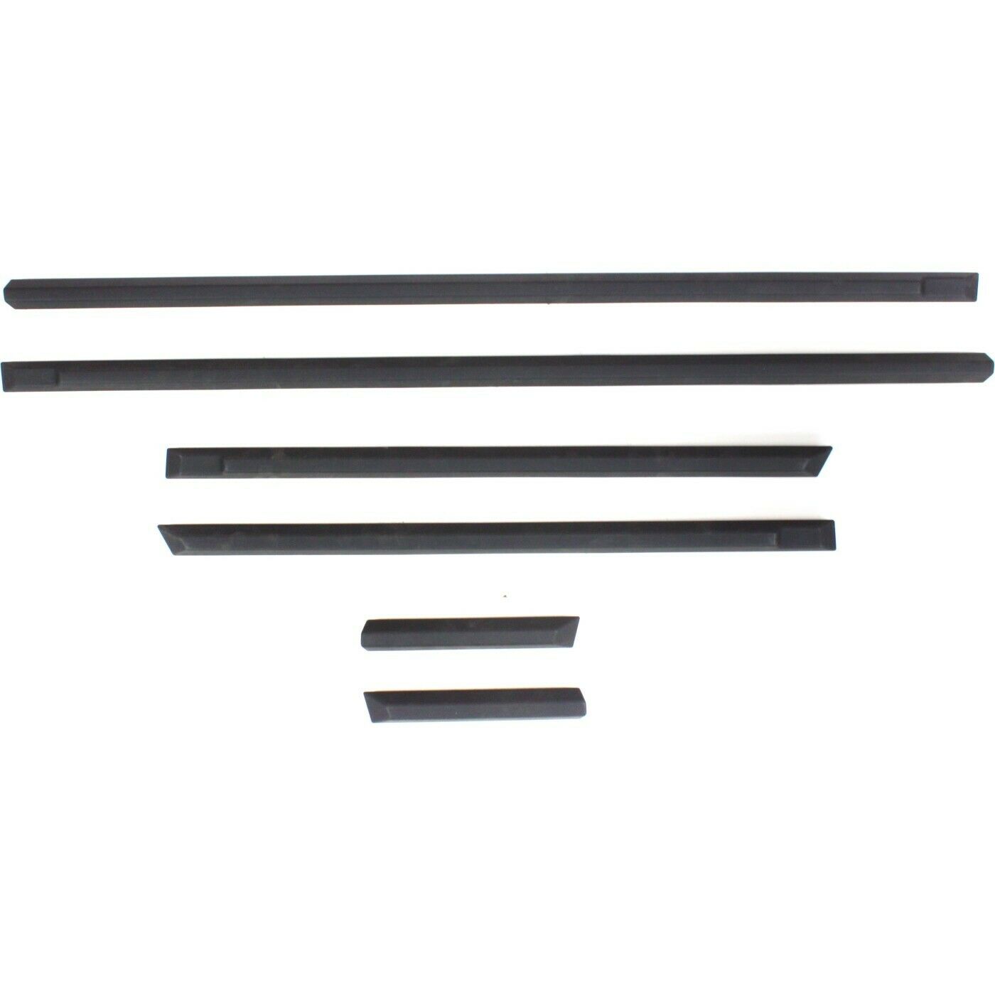 Set Of 6 Door Molding And Beltlines Front Driver & Passenger Side For BMW