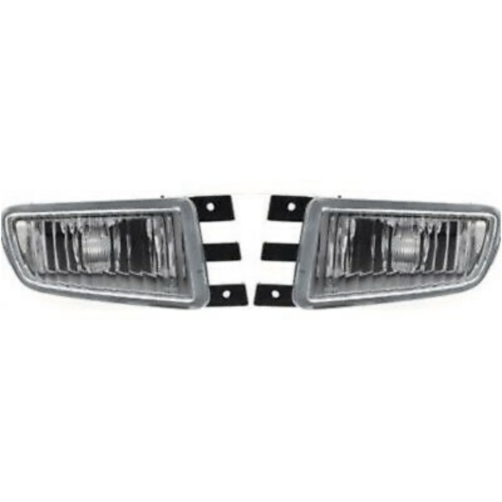 Set Of 2 Clear Lens Fog Light For Lexus GS300 GS400 GS430 LH & RH W/ Bulbs