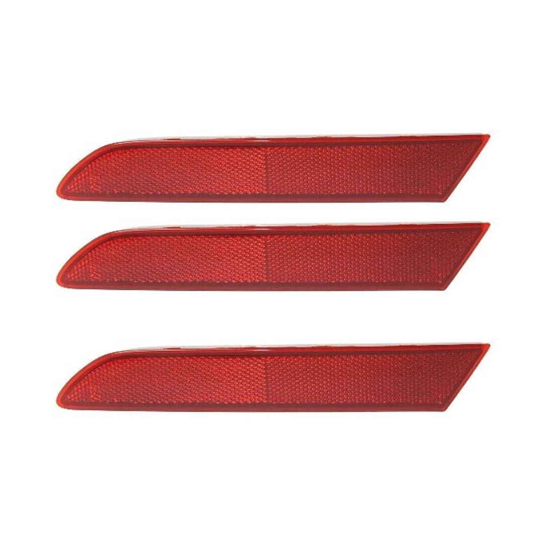 3 Sets Of - Bumper Reflector For 2010-2012 Mazda CX-7 Sport Utility Rear Right Side