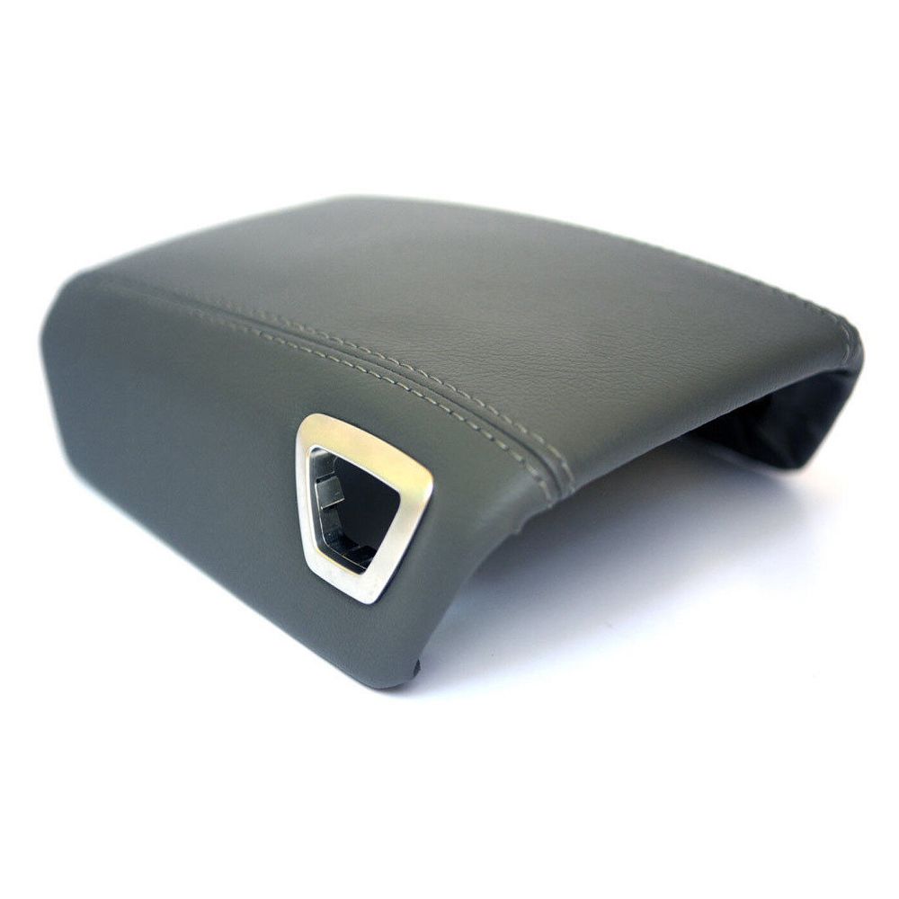 Console Armrest Cover Leather Synthetic For Volvo V70/S60/V70XC/X​C70 05-07 Gray
